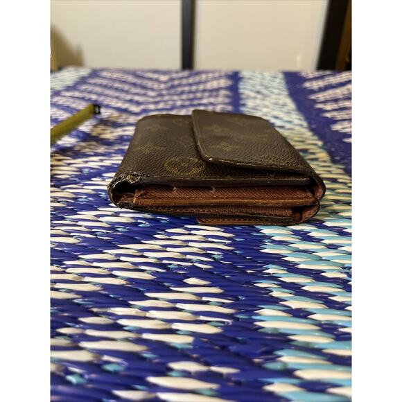 Louis Vuitton Wallet Brown Monogram Portefeiulle Elise Trifold Wallet -Nice One! - Picture 10 of 10